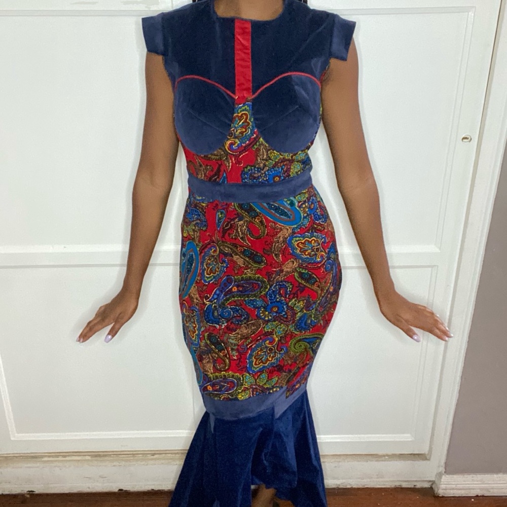 Mixed Print Fun Dress